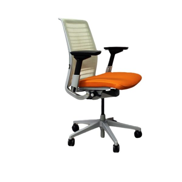 Steelcase Think V2 Chair Platinum & Orange